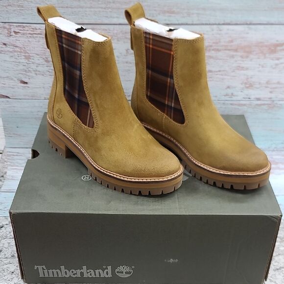 Timberland Courmayeur Valley Chelsea Medium Brown Suede NWOT - Picture 9 of 9